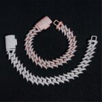 15mm Thorn cuban bracelet- VVS moissanite GRA certified
