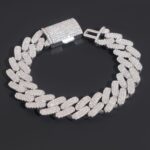 Miami round cuban bracelet- VVS moissanite GRA certified